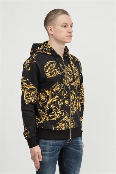 Versace Jeans Couture Reg Print Garland Erkek Fermuarlı Sweatshirt