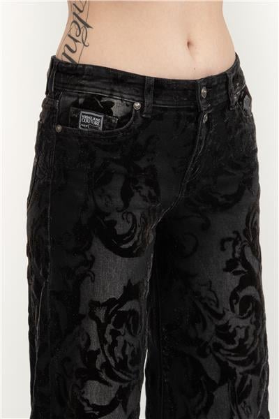 Versace Jeans Couture Slim Wide Leg Stella Kadın 5 Cepli Pantolon