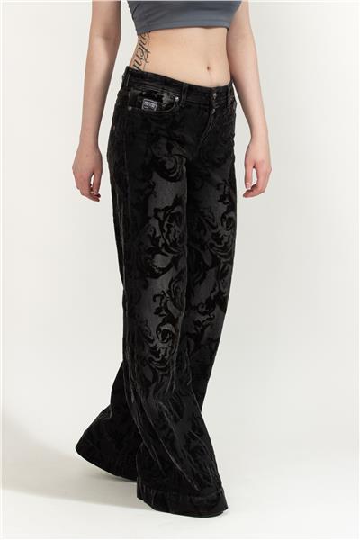 Versace Jeans Couture Slim Wide Leg Stella Kadın 5 Cepli Pantolon
