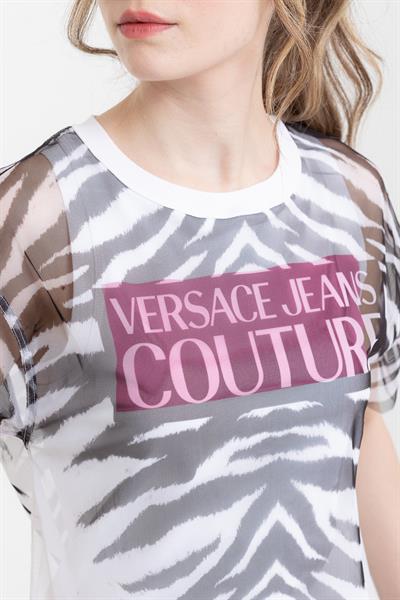 Versace Jeans Couture Tiger %100 Pamuklu Kadın T-Shirt