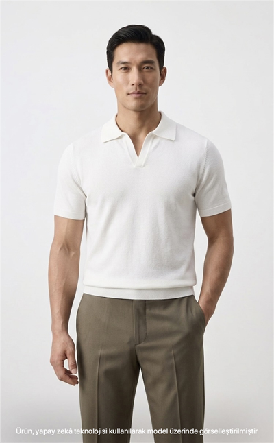 VQUE Erkek Polo Yaka Kısa Kol Rayon Triko