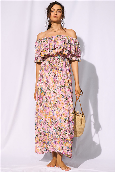 Watercult E-Watercult Pretty Boho Kadın Plaj Elbisesi