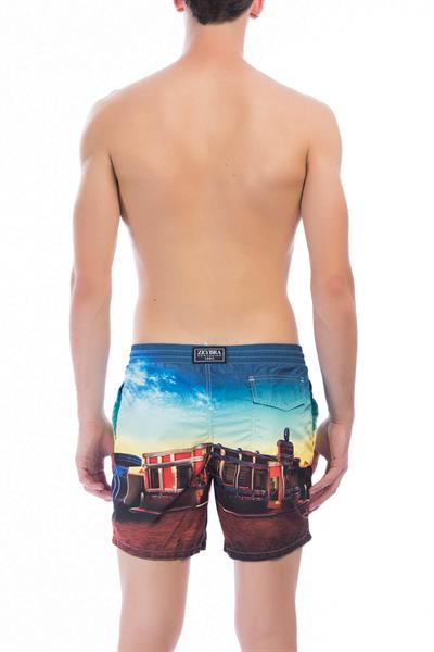 Zeybra Erkek Şort Mayo