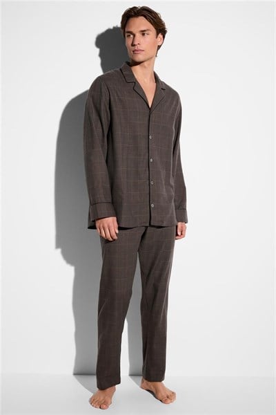 Zimmerli Cozy Flannel Erkek Pijama Takımı Çok Renkli