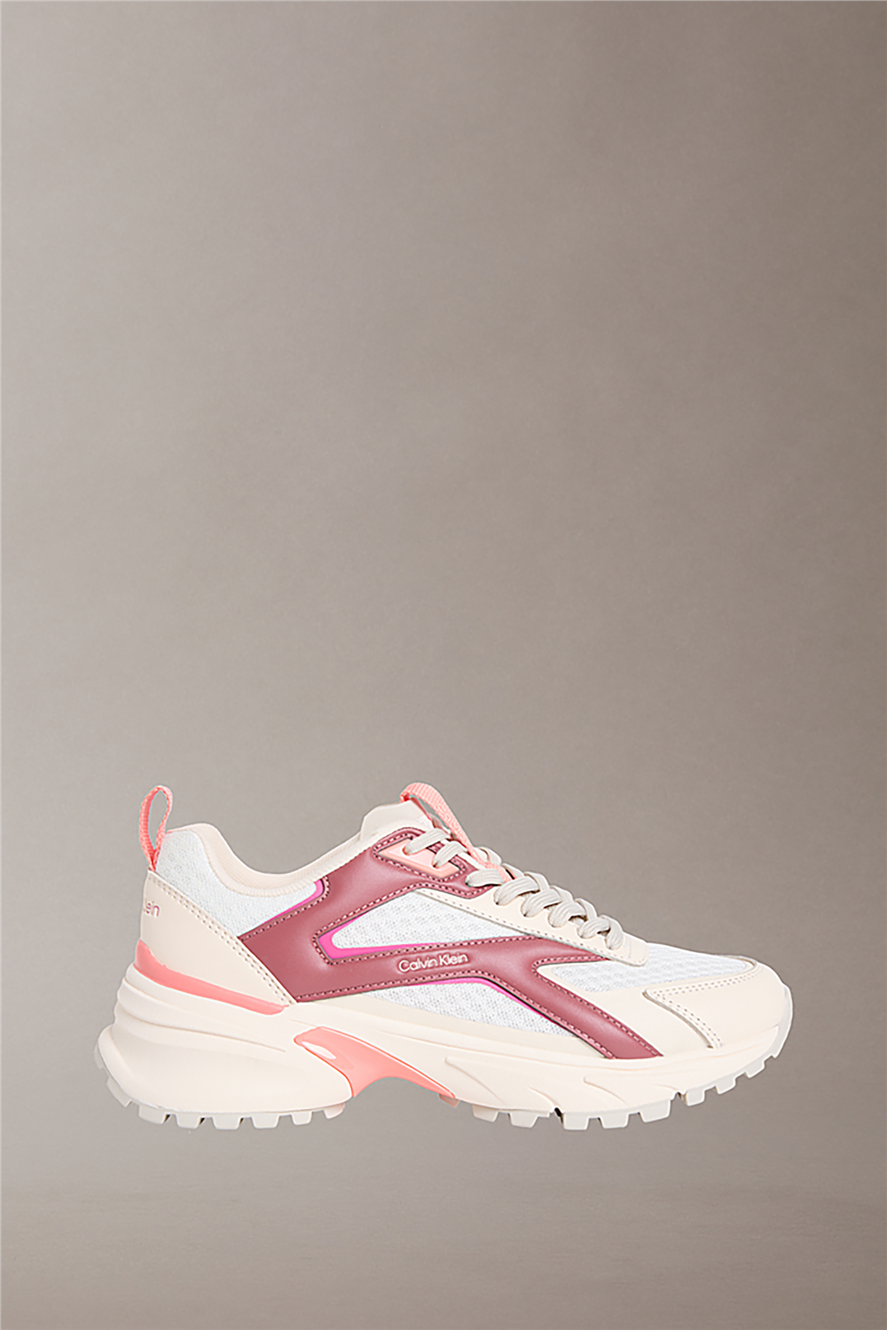 Calvin Klein Hike Run Ckstripe Me Kadın Sneaker Bej