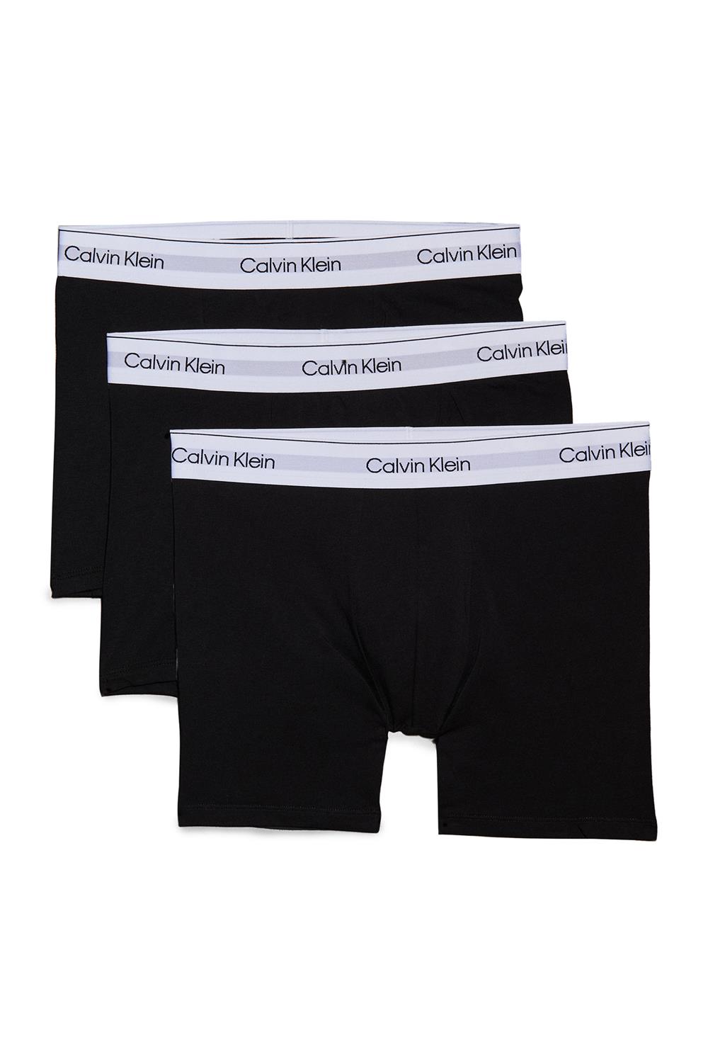 ckckck Calvin Klein Relaxed Fit Trunk 3PK Erkek 3lü Boxer Siyah