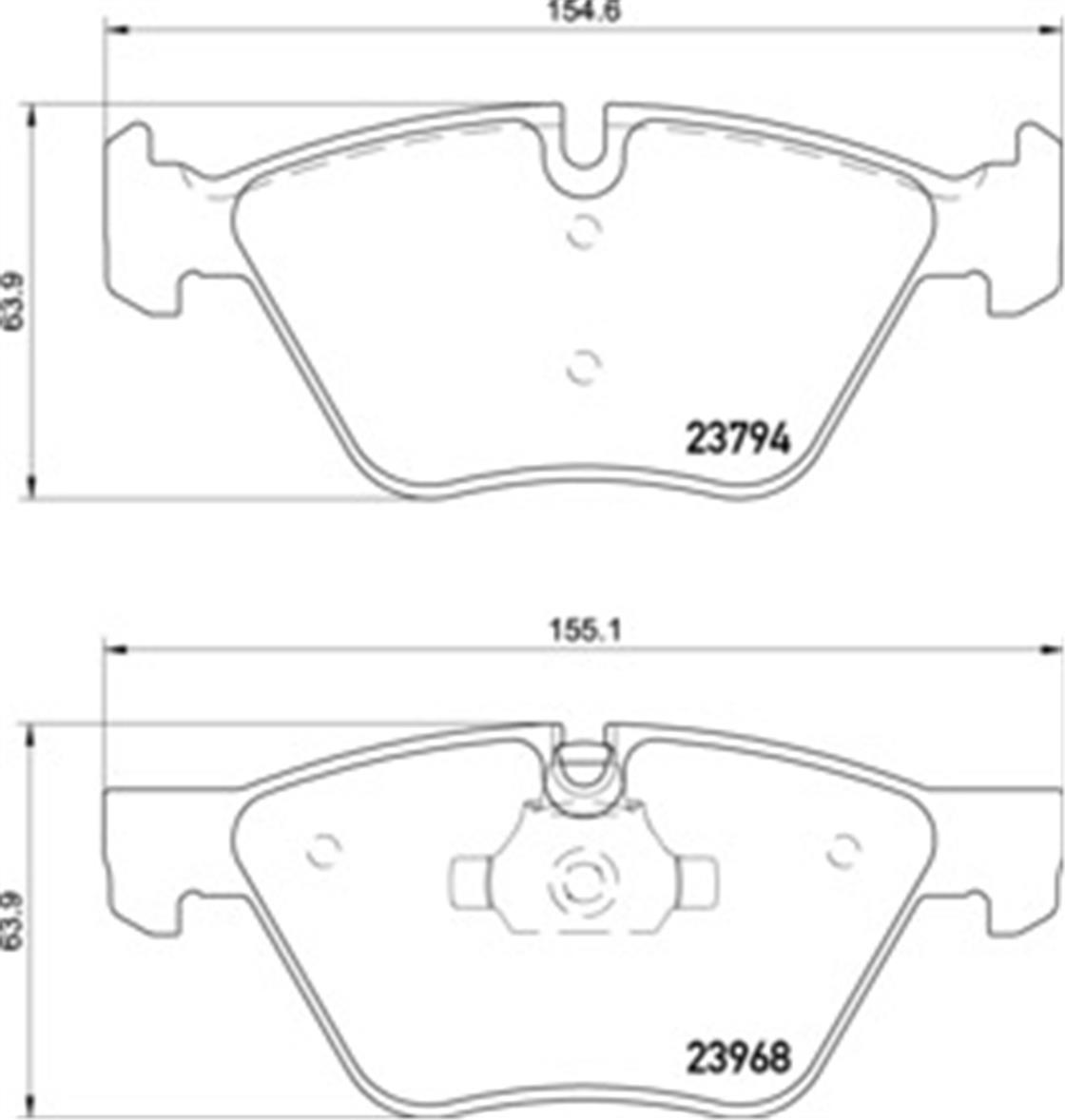 BMW BALATA E60-E90-F10 ÖN - BMW - OEM 2379401