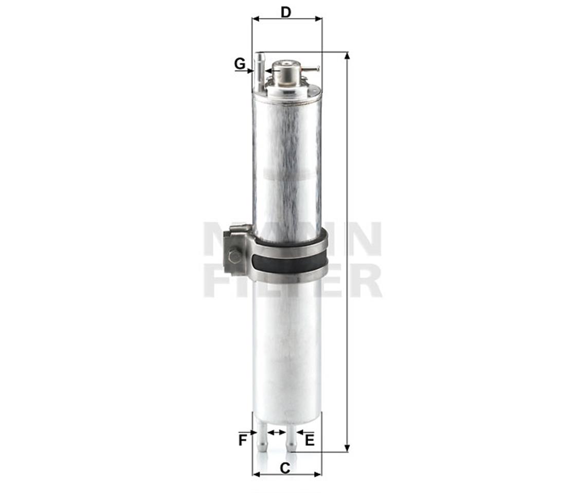 BMW BENZİN FİLTRESİ E65 N62 - BMW - OEM 16126750475.