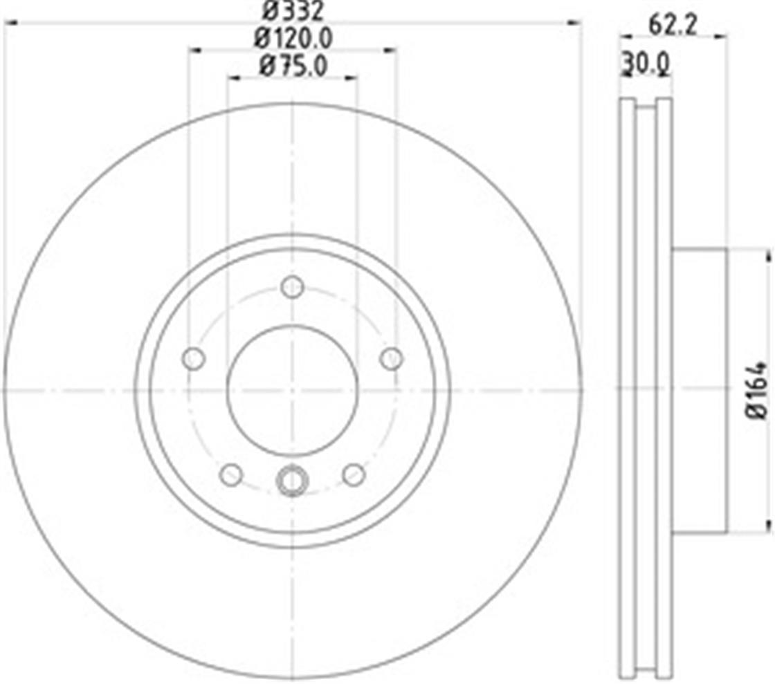 BMW DISK E70 ON - BMW - OEM 34116886478..