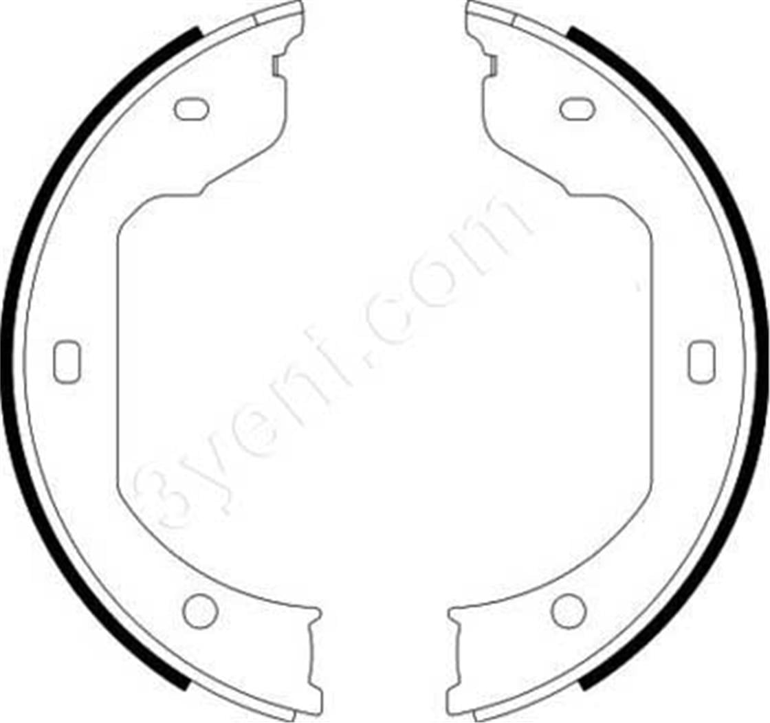 8DA 355 050-471BMW EL FREN BALATASI E53-E70-E60-Q7-TOUAREG - VW - OEM 3441 1 165 962.HELLA PAGID