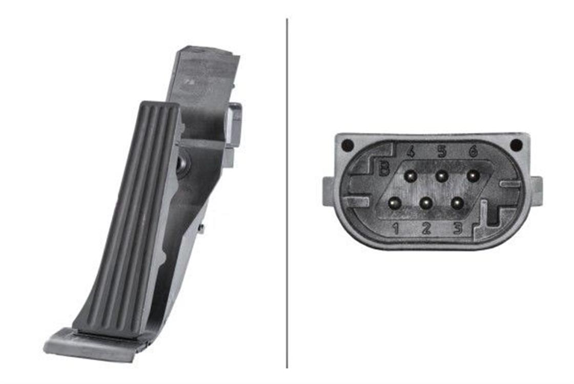 6PV 010 946-421BMW GAZ PEDALI E46-E53 MEKANİK ŞANZIMAN - BMW - OEM 3542 6 786 282HELLA
