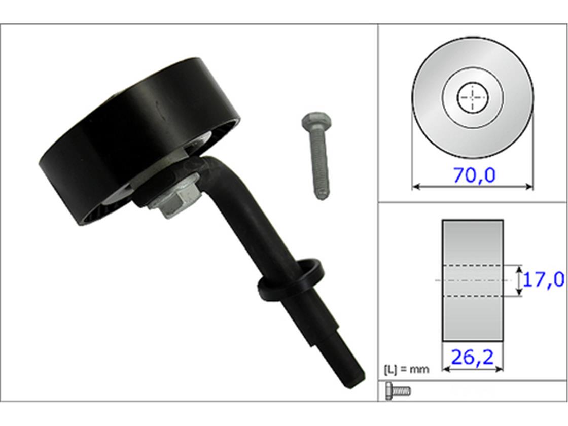 531 0783 10BMW GERGİ KASNAK M47-57N - BMW - OEM 1128 7 807 021..INA