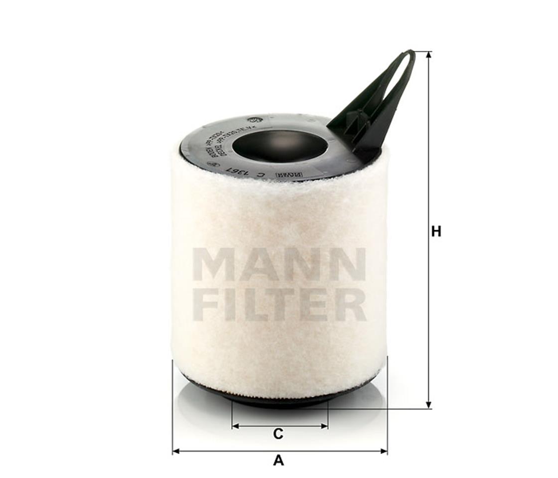 BMW HAVA FİLTRESİ E87-E90 N42-43 - BMW - OEM 13717532754.