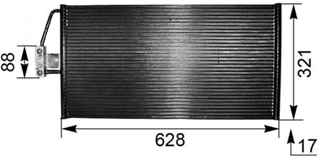 BMW KLİMA RADYATÖRÜ E39 E38 M47-M57 - BMW - OEM 6453 8 375 513