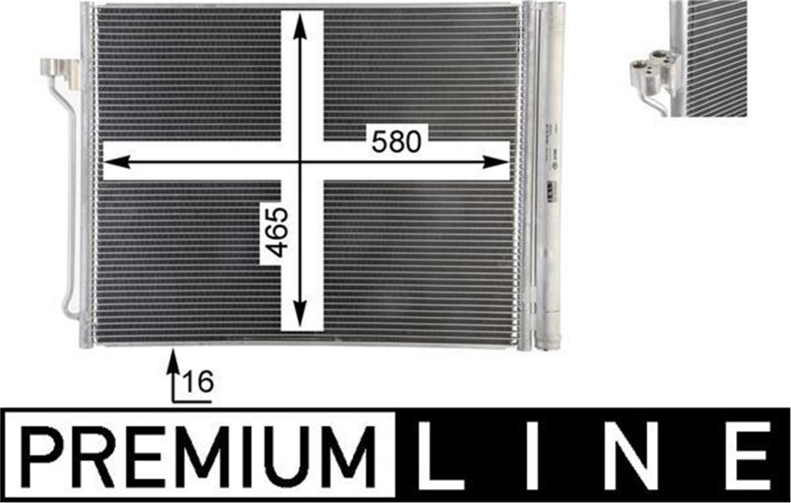 BMW KLİMA RADYATÖRÜ F10 5.23İ-5.28İ-5.30İ-5.50İ - BMW - OEM 6453 9 350 375