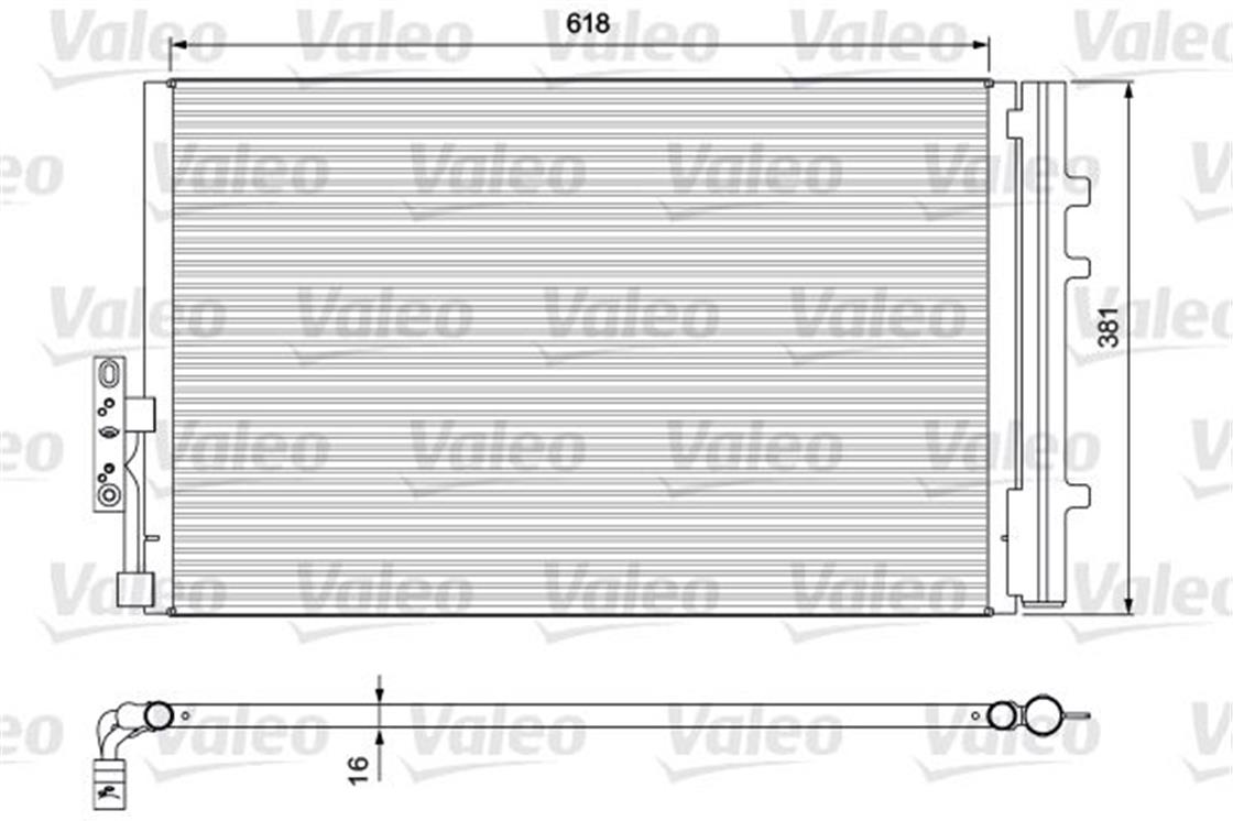 814386BMW KLİMA RADYATÖRÜ F25 N20-N47 - BMW - OEM 6453 9 216 143.VALEO