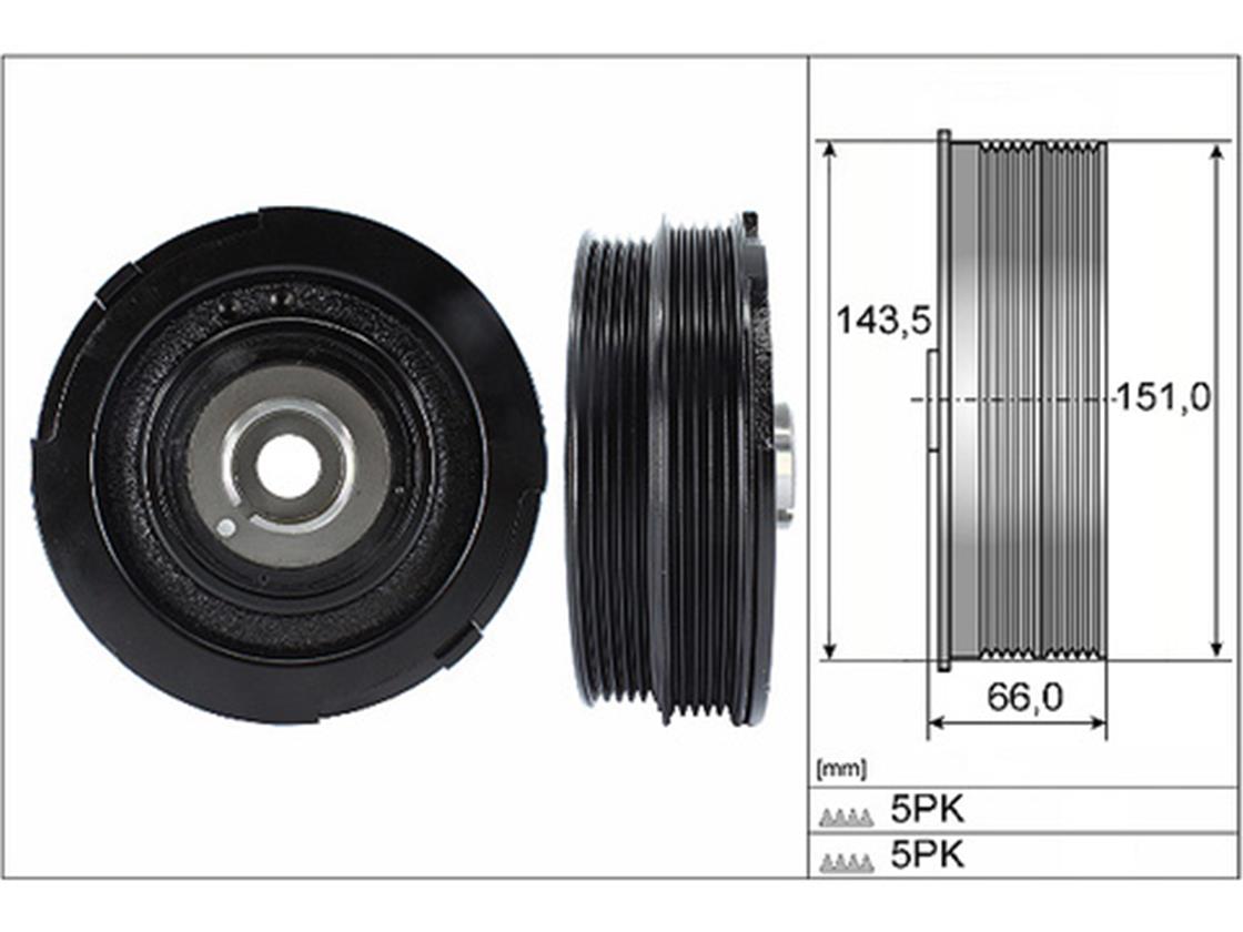 544 0069 10BMW KRANK KASNAĞI M47 - BMW - OEM 1123 2 247 565..INA