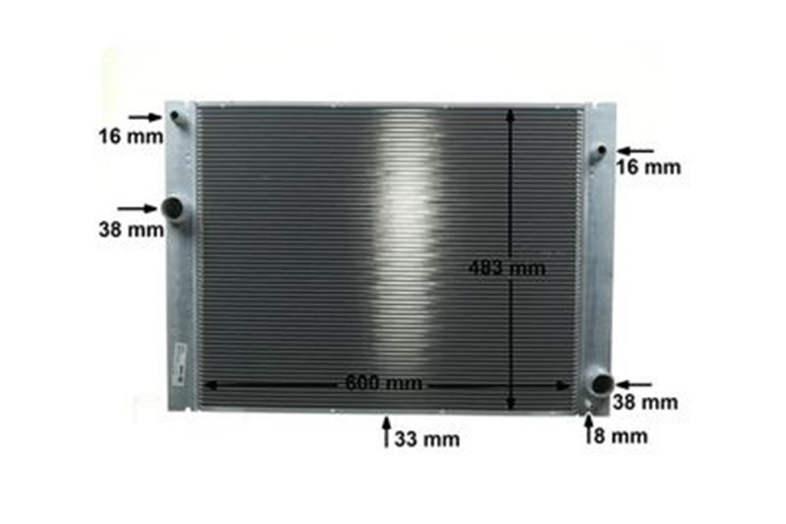 BMW RADYATÖR E60-E63-E65 N43-N46-N52-N53 İ - BMW - OEM 17117553666