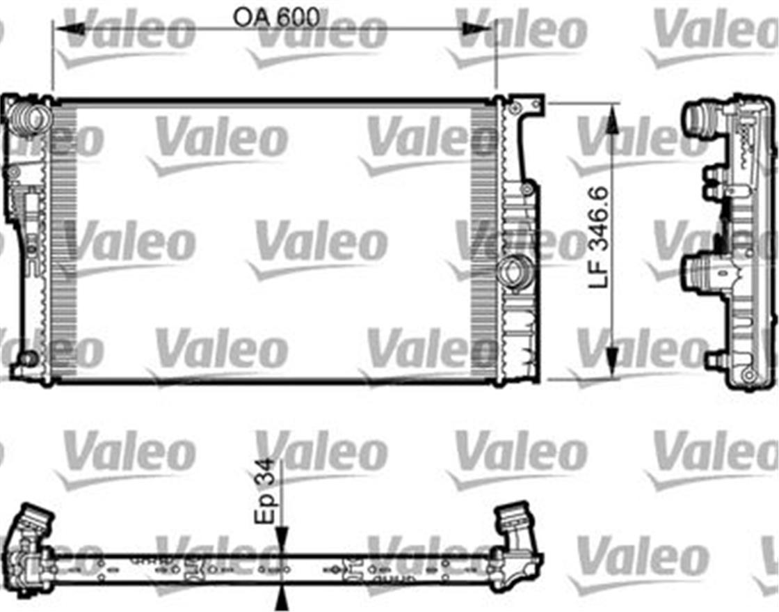 735456BMW RADYATÖR F30-F32 3.30-4.30 D N57  - BMW - OEM 1711 7 622 827VALEO