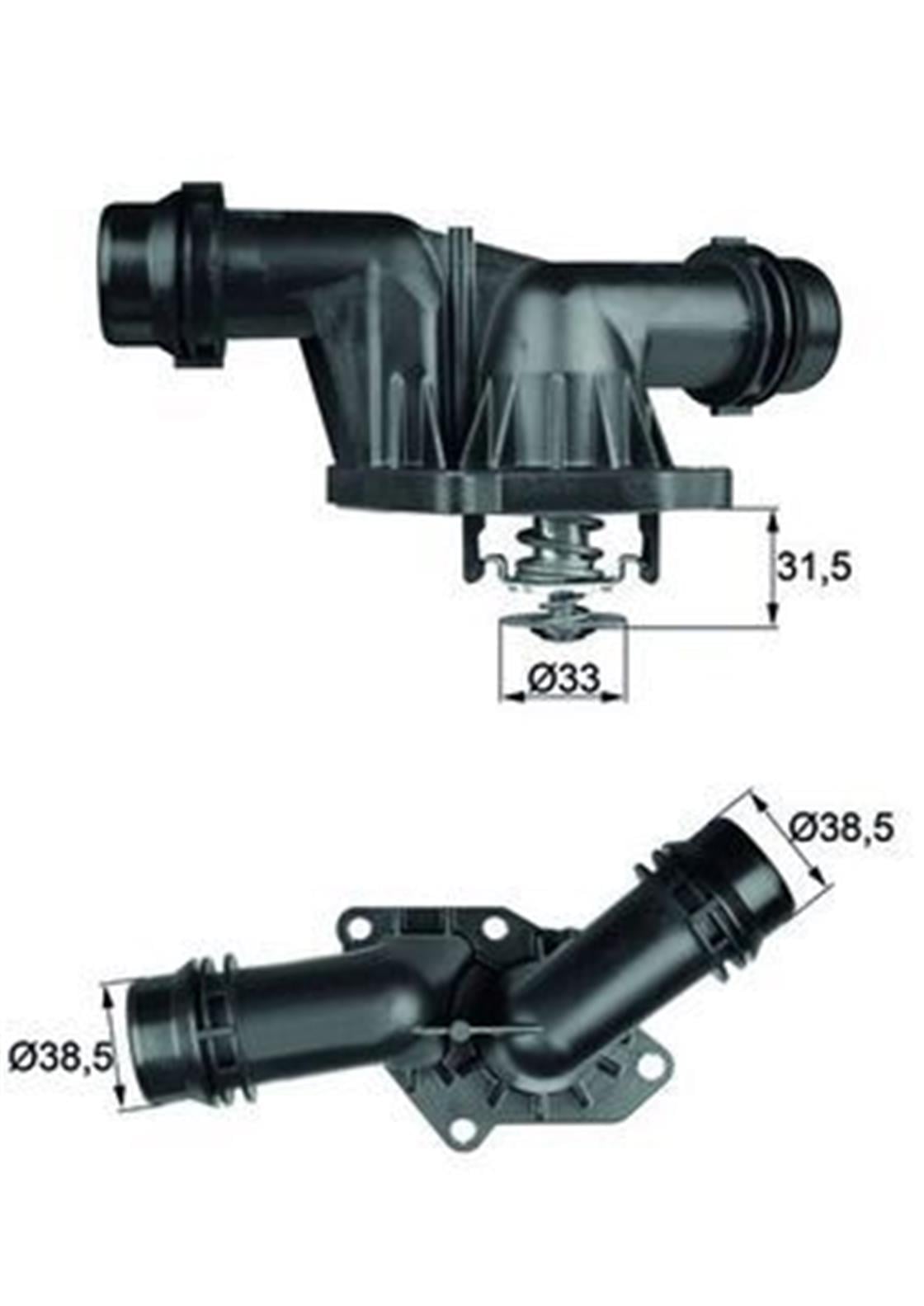 TI 25 85BMW TERMOSTAT M47 - BMW - OEM 1153 2 247 019MAHLE TERMOSTAT