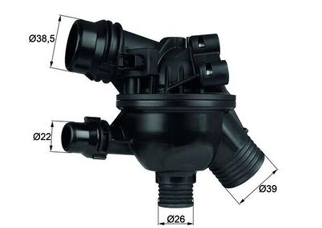 TM 19 102BMW TERMOSTAT N43 - BMW - OEM 2.563.02MAHLE TERMOSTAT