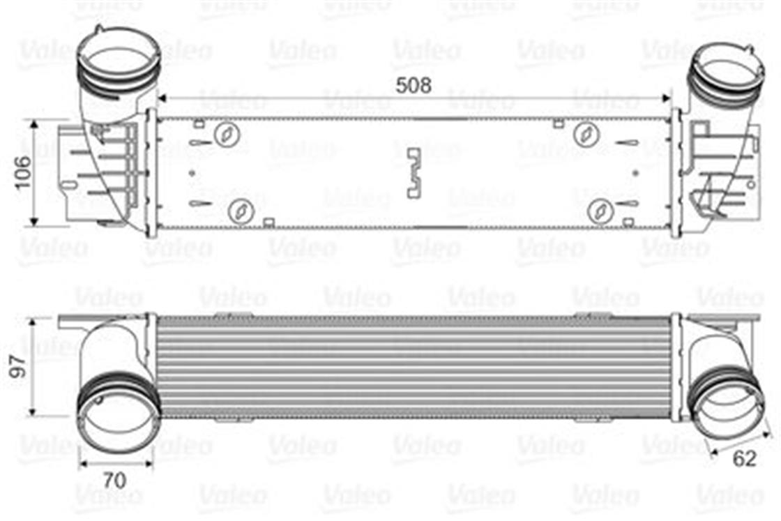 818594BMW TURBO RADYATÖRÜ E90-E92-E93-E84 N47  - BMW - OEM 1751 7 798 788.VALEO