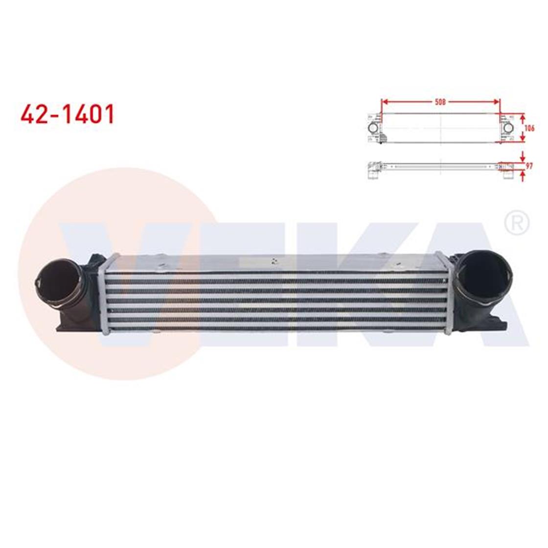 42-1401BMW TURBO RADYATÖRÜ E90-E92-E93-E84 N47 - BMW - OEM 1751 7 798 788..VEKA