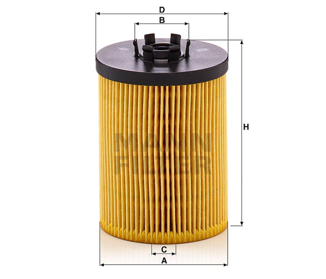 HU 823 XBMW YAĞ FİLTRESİ N62 - BMW - OEM 1142 7 542 021.MANN