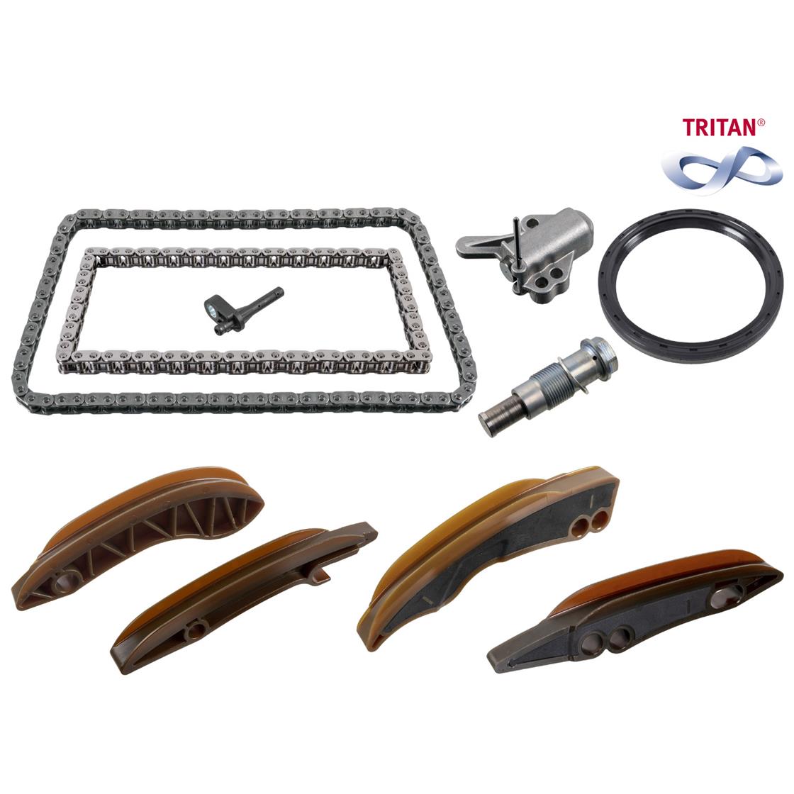 BMW ZİNCİR GERGİ SETİ B37-B47D20A-B57D30A ÜST-ALT - BMW - OEM 11318570649S4