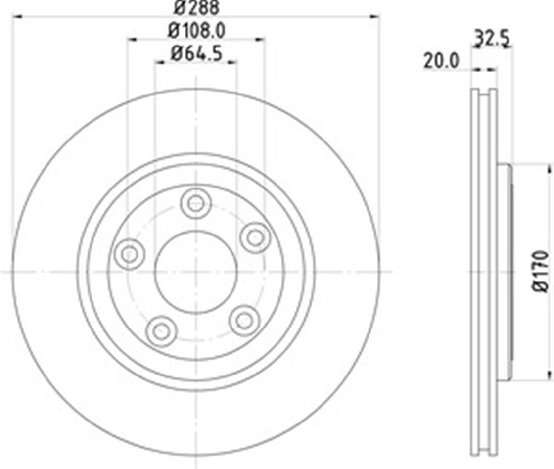 JAGUAR DİSK S-TYPE ARKA - JAGUAR - OEM XR827087