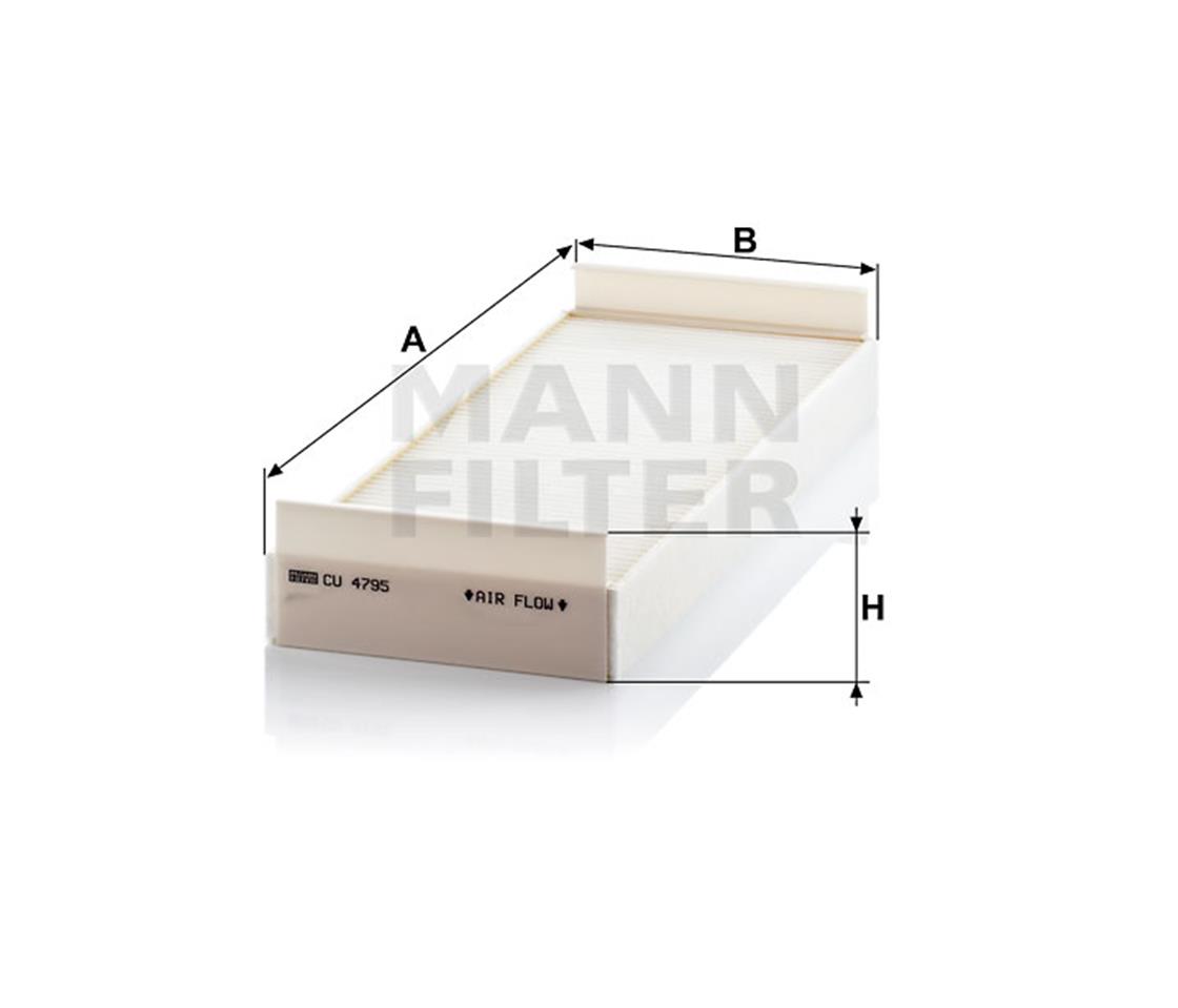 KLİMA FİLTRESİ - AĞIRVASITA - OEM 81.61910-0018