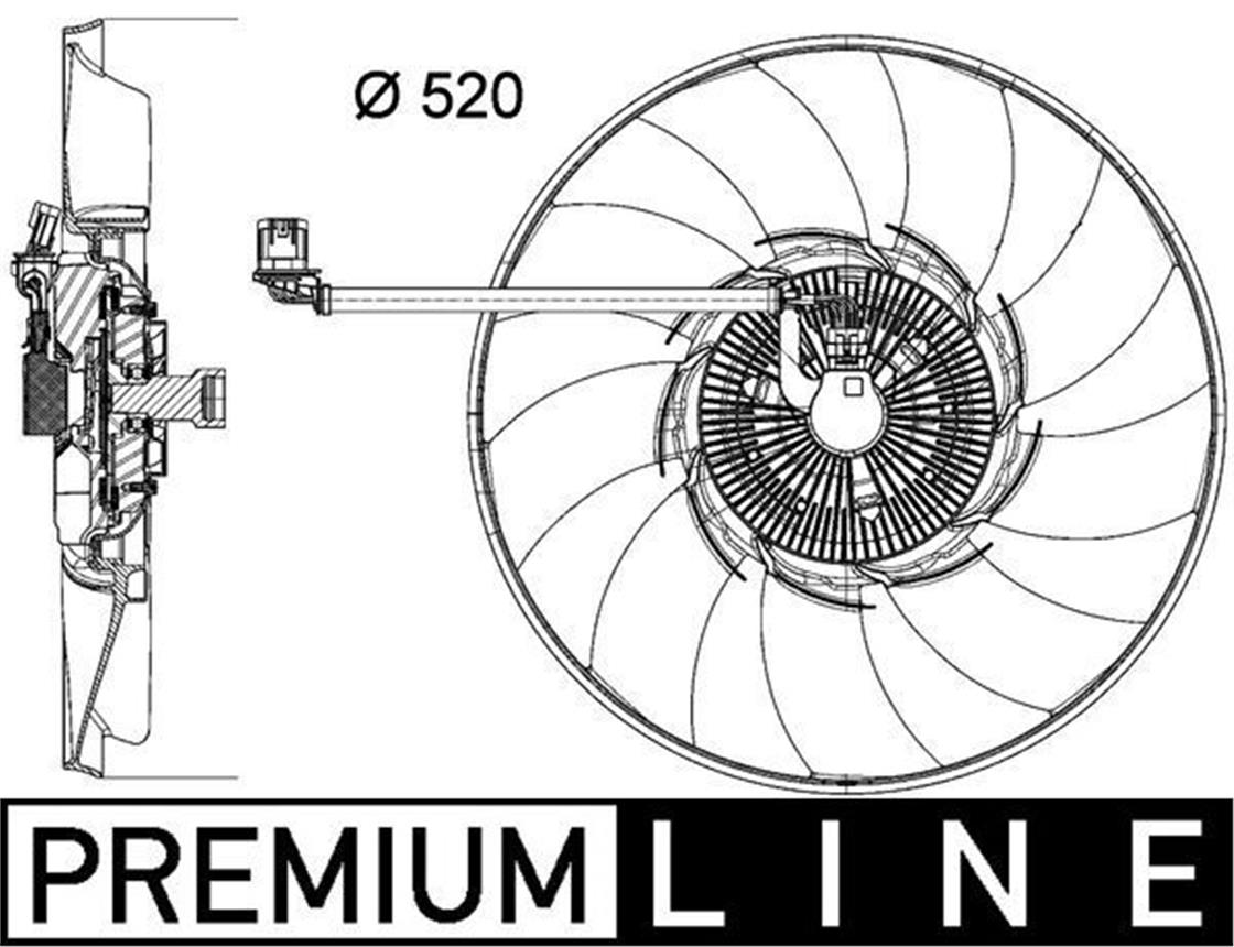 LR FAN MOTORU RANGE  4.4TDV8 - LAND ROVER - OEM LR022732