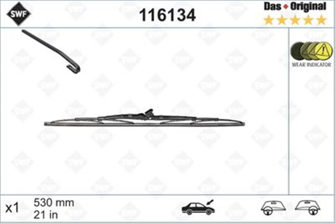 116 134LR SİLECEK FREELANDER1 T4 SAĞ 53 CM - LAND ROVER - OEM 116 114 ESKİ NOSWF
