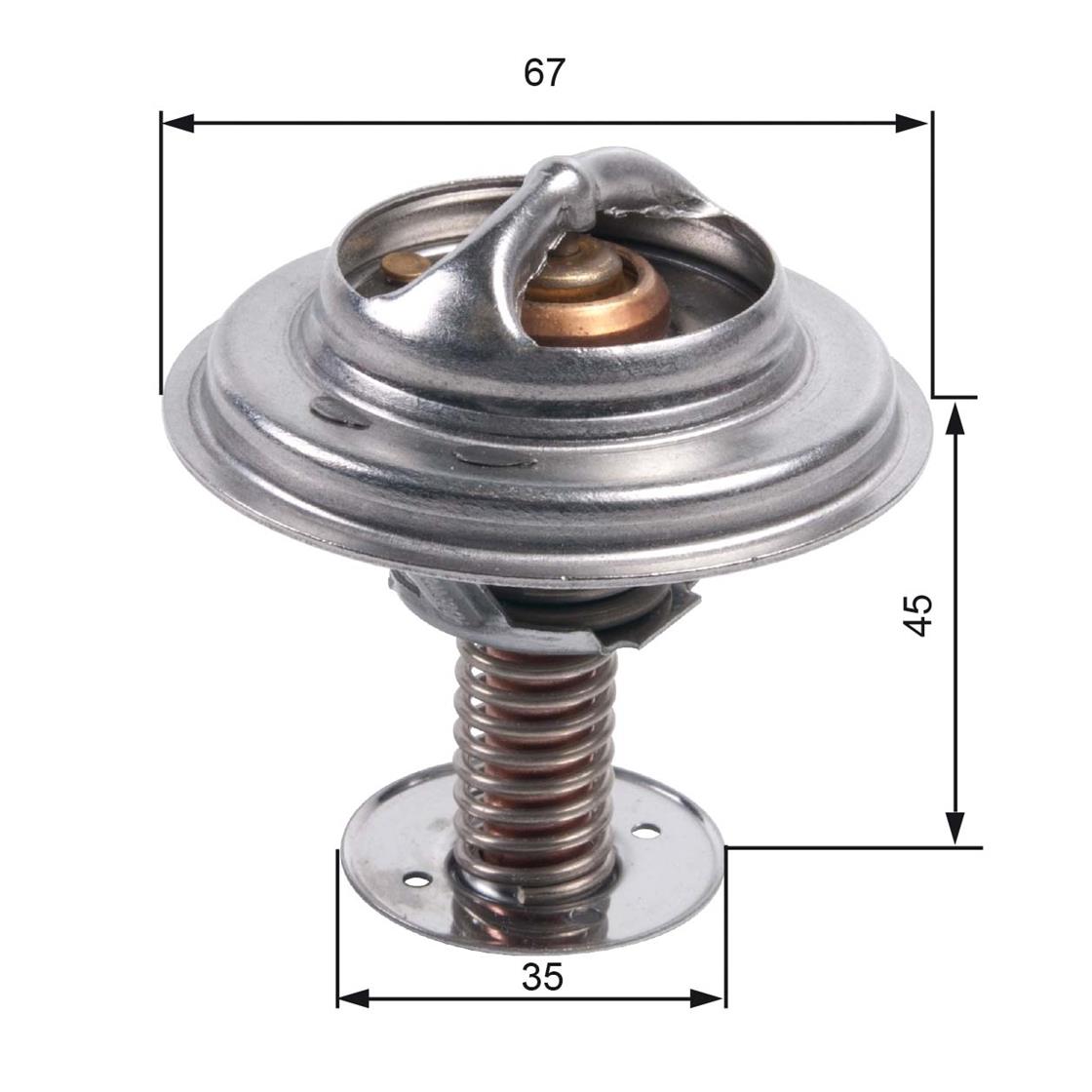 TH45682G1LR TERMOSTAT SPORT-DISCOVERY4 3.0 TD 2010 - LAND ROVER - OEM LR039254GATES