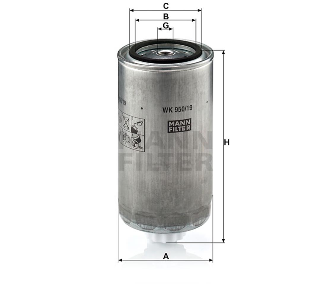 MAZOT FİLTRESİ  - AĞIRVASITA - OEM