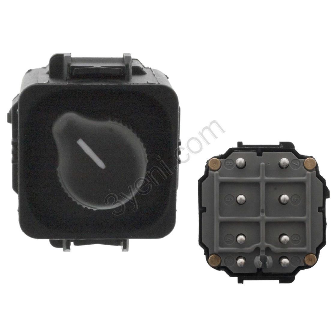 46403MB AYNA AYAR DÜĞMESİ 124-202-129-170-901-638 - MERCEDES - OEM 129 820 06 10FEBİ