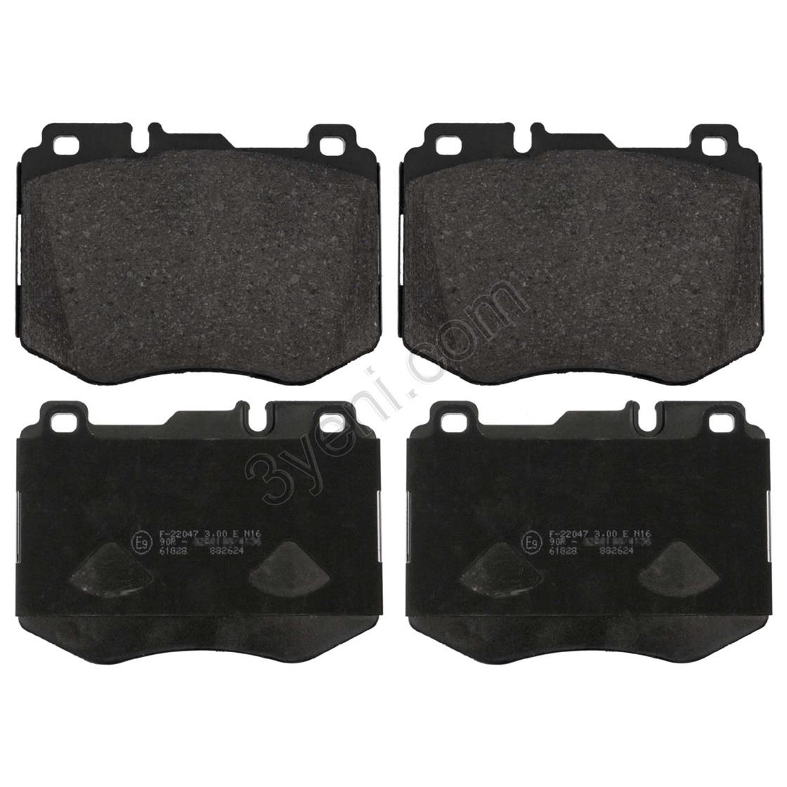 16986MB BALATA 205-213-253 ÖN AMG PAKET - MERCEDES - OEM 000 420 80 00.FEBİ