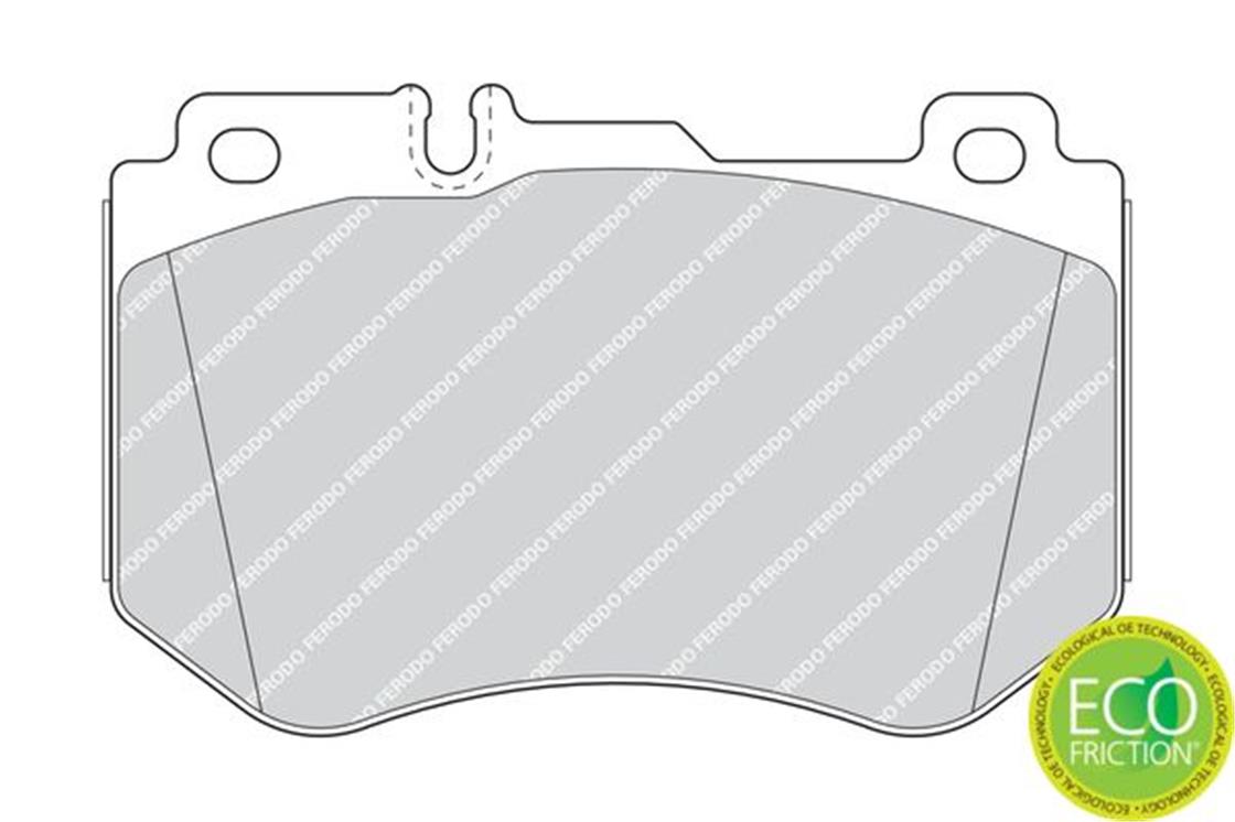 FDB4607MB BALATA 205 ÖN AMG PAKET - MERCEDES - OEM 2599701FERODO