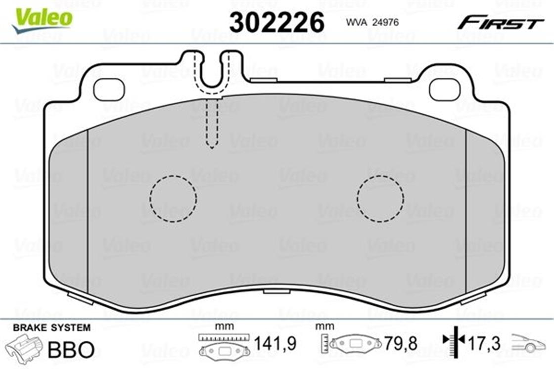 MB BALATA 218-212  350 CDI-400 ÖN - MERCEDES - OEM 0054207720...