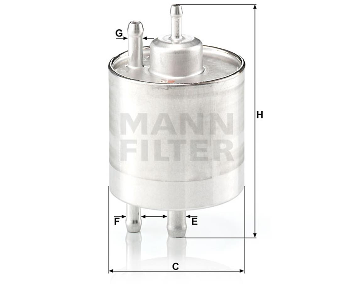 MB BENZİN FİLTRESİ 166 M. - MERCEDES - OEM 1684700290
