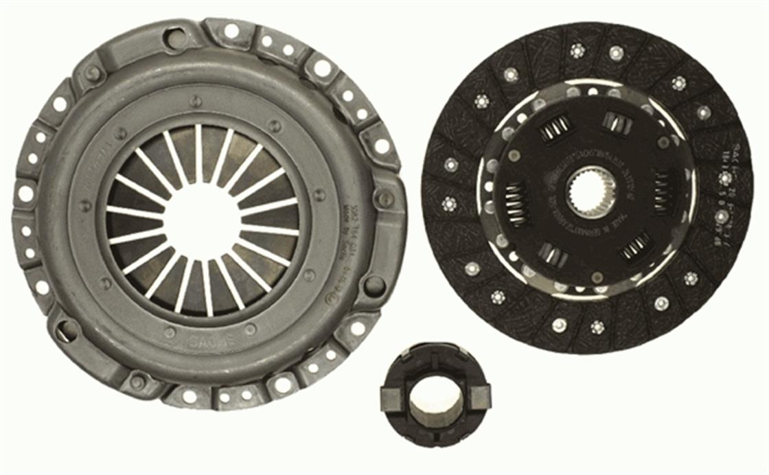 3000 111 001MB DEBRİYAJ SETİ 102 M. 124-201 - MERCEDES - OEM 201 250 00 01.SACHS