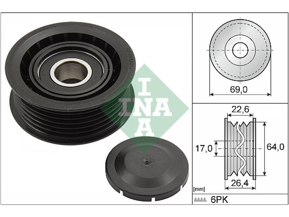 532 0160 10MB GERGİ BİLYASI 112-113-272-611-612-646-651 - MERCEDES - OEM 000 202 00 19INA