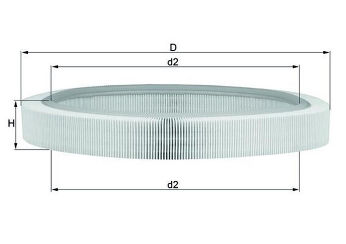 MB HAVA FİLTRESİ 102M. 200E  - MERCEDES - OEM 30945804