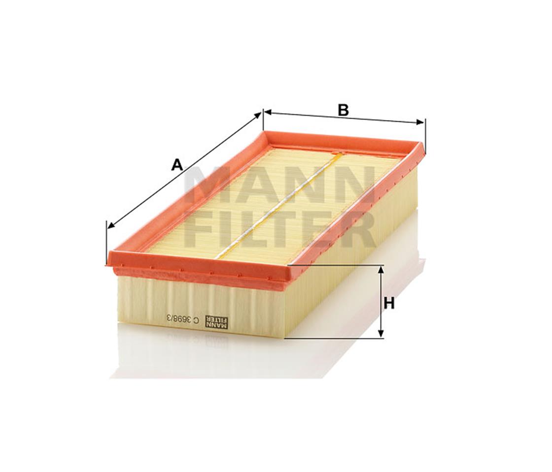 MB HAVA FİLTRESİ 112 M. ÇİFTLİ - MERCEDES - OEM 1120940004.