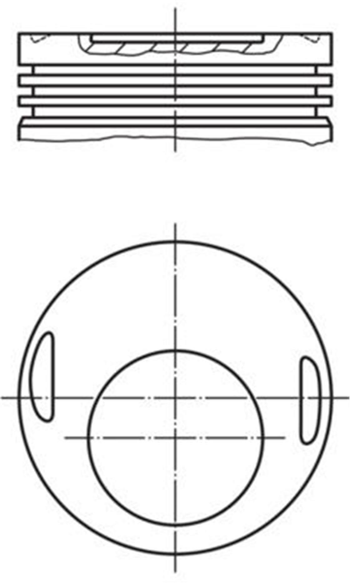 MB PİSTON 102 230 - 96,00 - MERCEDES - OEM 102 030 98 37