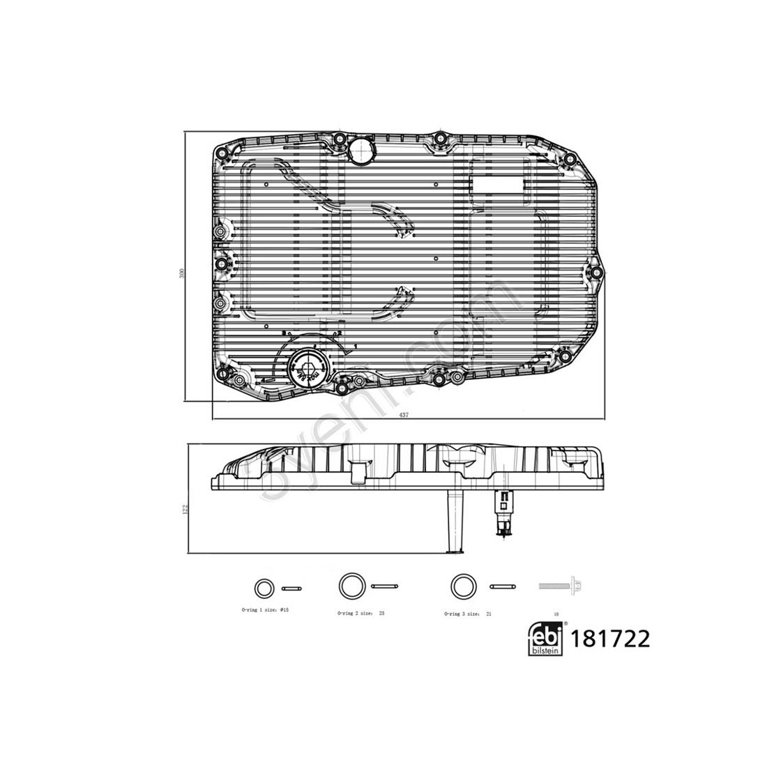 MB ŞANZIMAN FİLTRESİ W212-213-222-257-447 CONTALI - MERCEDES - OEM 7252708804