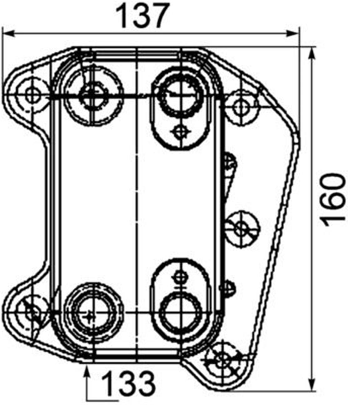 MB YAĞ SOĞUTUCU 613 M. - MERCEDES - OEM 6131880101