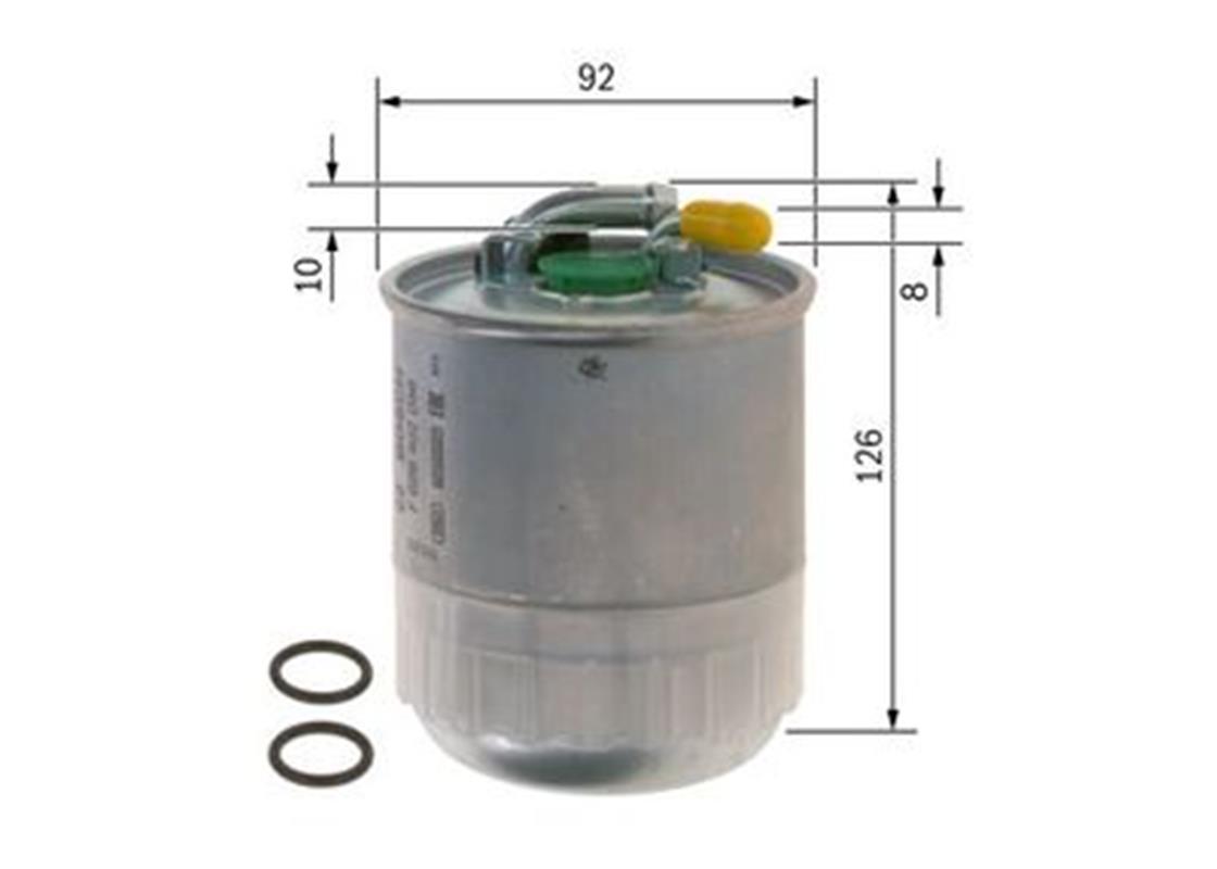F026402056MERCEDES - FİLTRE - YAKIT  - MERCEDES - OEM A6420920101 -BOSCH
