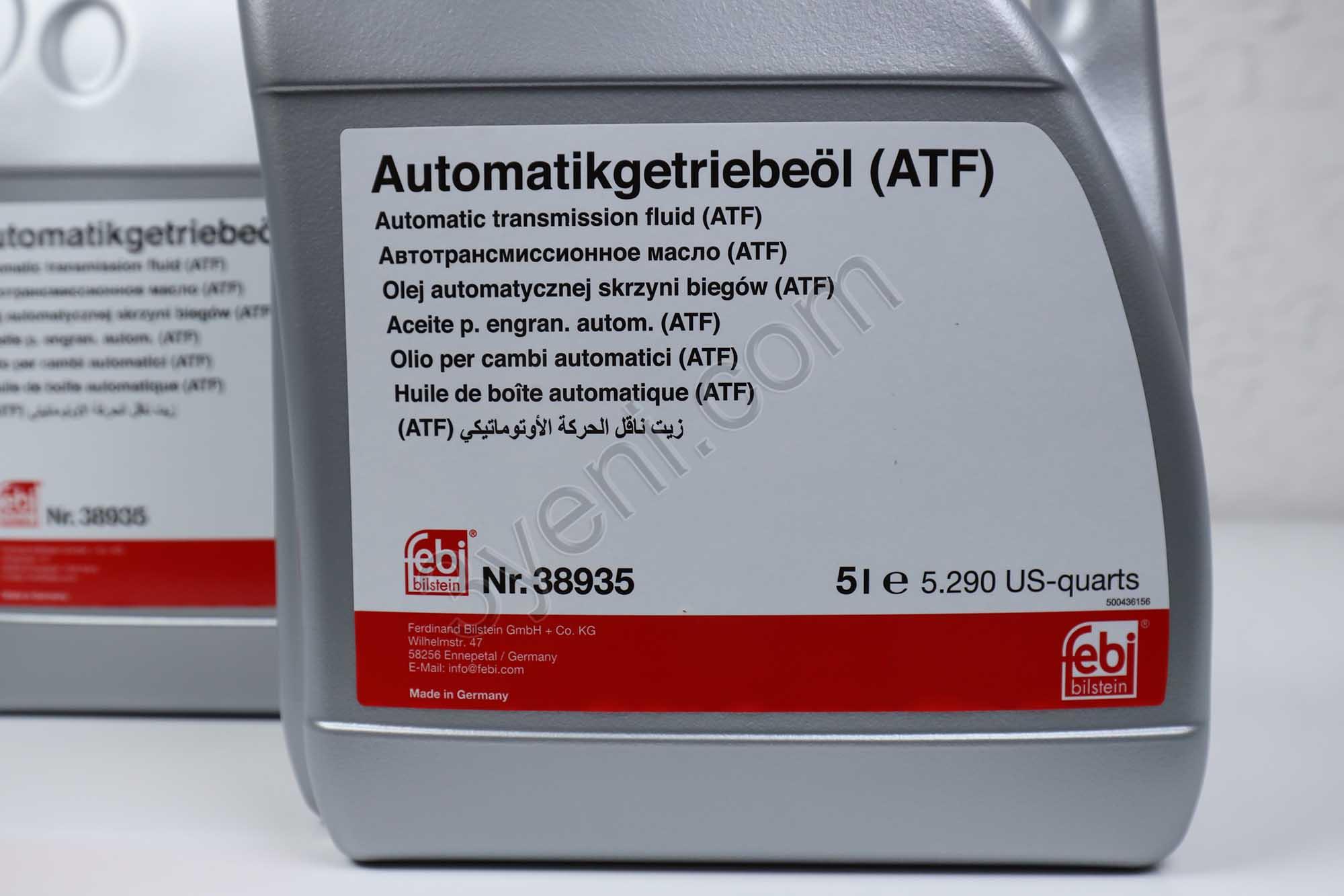 ŞANZIMAN YAĞI 5L SARI ZF6 BMW RANGE ROVER   -  - OEM ZF6-G055005A2.