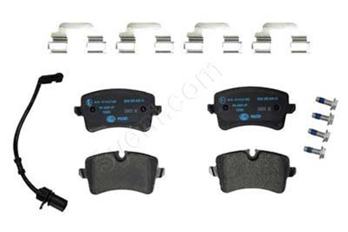 8DB 355 025-311VW BALATA A6-A8 MACAN ARKA ÇIFT FISLI - VW - OEM 4G0 698 451.HELLA PAGID